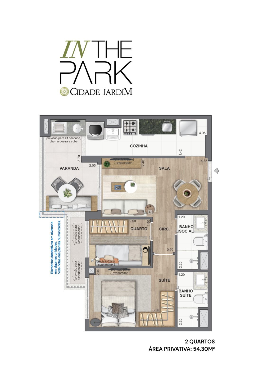 Planta do apartamento